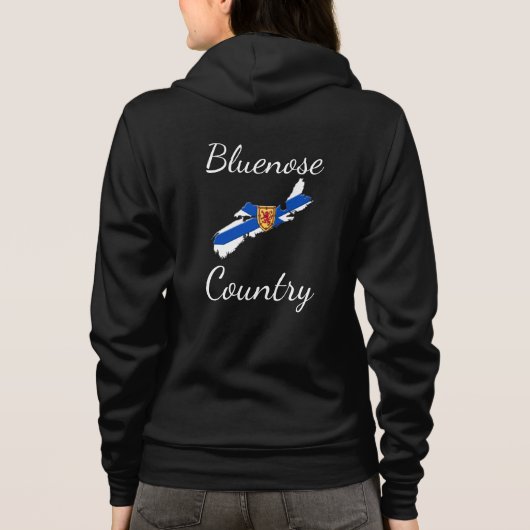 Blauwland oostkust Nova Scotia shirt (Achterkant)