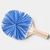 Blauwlijnpatroon Tafeltennisbatje (Zijkant)