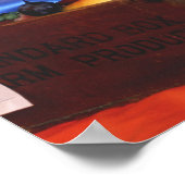 Blauwlint voor de eerste prijs op jaarbasis poster (Hoek)