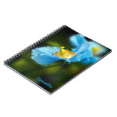 Blauwmaasbloem Spiral notitieboek (Linkerzijde)