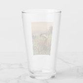 Blauwmakersblaasjes (Floral Scene) (bloemveld) Glas (Achterkant)