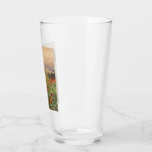 Blauwmakersblaasjes (Floral Scene) (bloemveld) Glas (Links)