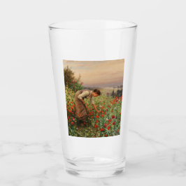 Blauwmakersblaasjes (Floral Scene) (bloemveld) Glas