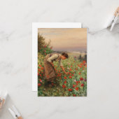 Blauwmakersblaasjes (Floral Scene) (bloemveld) Kaart (Voorkant / Achterkant in situ)