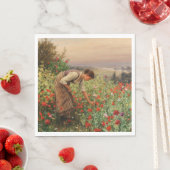 Blauwmakersblaasjes (Floral Scene) (bloemveld) Servet (Insitu)