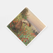 Blauwmakersblaasjes (Floral Scene) (bloemveld) Servet (Hoek)