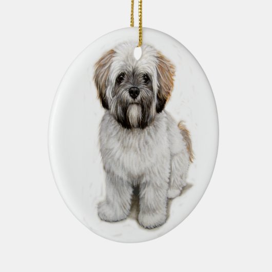 Blauwmakersboomversiering van papso-papaver keramisch ornament (Rechts)