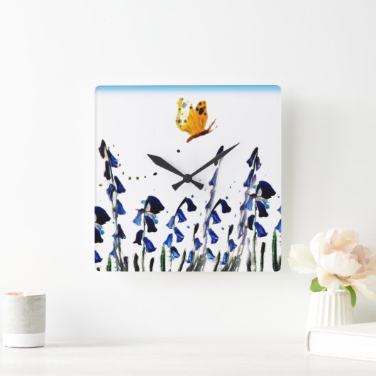 Blauwmakersvlinderkunst Vierkante Klok (Huis)