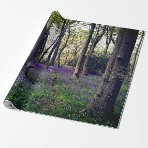 Blauwmakreel bos Floral modern elegant Prachtig Cadeaupapier