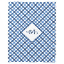 Blauwmakreel met diamantmonogram