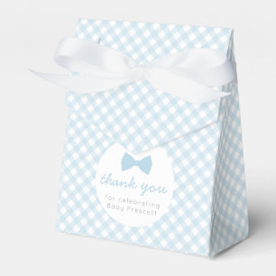 Blauwmakreel stropdas baby shower bedankdoosjes