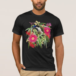 Blauwmaskerhoningeter En Eucalyptus T-shirt