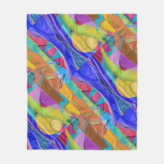 Blauwmeer Fleece Deken (Voorkant)