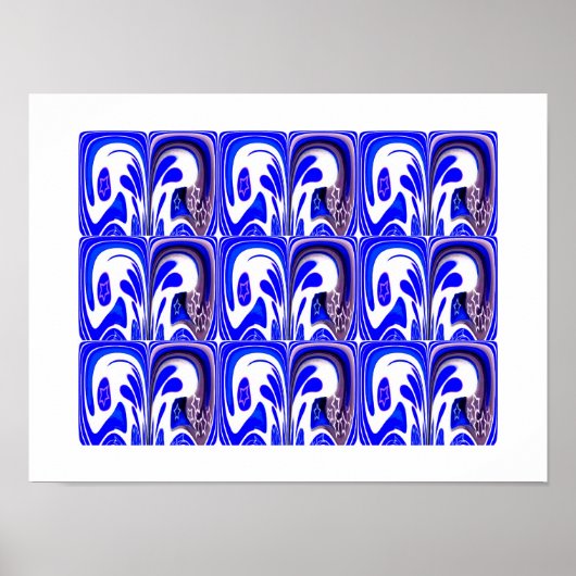 Blauwmelkkunst Poster (Voorkant)