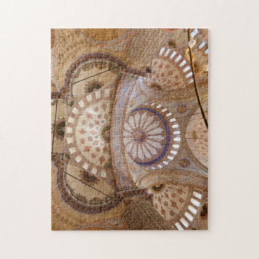 Blauwmoskeeplafondgegevens Legpuzzel (Verticaal)