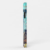 Blauwmozaïek van de grote stad Case-Mate iPhone case (Achterkant/rechts)