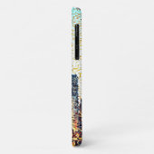 Blauwmozaïek van de grote stad Case-Mate iPhone case (Achterkant/links)