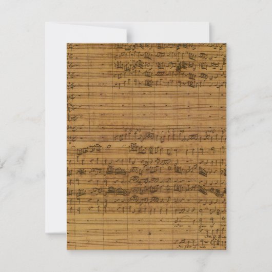 Blauwmuziek door de uitnodiging van Johann Sebasti (Voorkant)