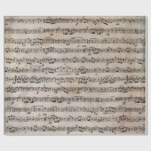 Blauwmuziek op oud papier (Vlak)