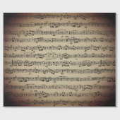 Blauwmuziek op  papier (Vlak)