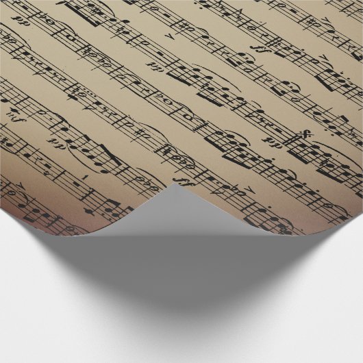 Blauwmuziek op  papier (Hoek)