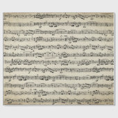 Blauwmuziek op  papier (Vlak)