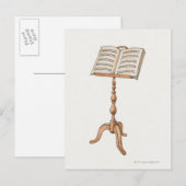 Blauwmuziek op standaard briefkaart (Voorkant / Achterkant)