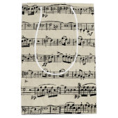 Blauwmuziek op Vintage Medium Cadeauzakje (Voorkant)