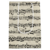 Blauwmuziek op Vintage Medium Cadeauzakje (Achterkant)