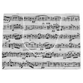 Blauwmuziek op vogelboom groot cadeauzakje (Voorkant)