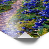 Blauwnetten bij Twilight, ten noorden van San Anto Foto Afdruk (Hoek)