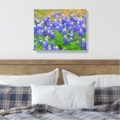Blauwnetten van de lente canvas afdruk (Insitu (Slaapkamer))