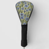 Blauwogig grasbloempatroon golfheadcover (Voorkant)