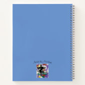 blauwogig paard notitieboek (Achterkant)