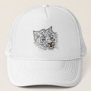 Blauwogige baby-tijger trucker pet