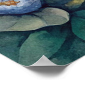 Blauwogige kitten poster (Hoek)