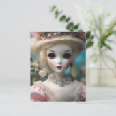 Blauwogige  pop, (Staand voorkant)