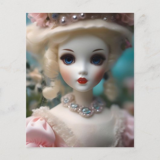 Blauwogige  pop, (Achterkant)