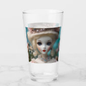 Blauwogige  pop, glas (Achterkant)