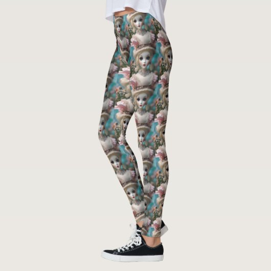 Blauwogige  pop, leggings (Links)