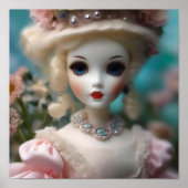 Blauwogige  pop, poster (Voorkant)