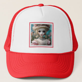 Blauwogige pop, trucker pet