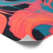 blauwogige rubber poster (Hoek)