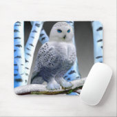 BLAUWOGIGE SNEEUWUIL MUISMAT (Met muis)