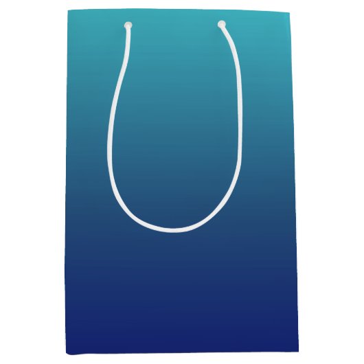 Blauwombaargradiënt Medium Cadeauzakje (Voorkant)