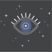 Blauwoog beschermingstalletje sticker (Voorkant)