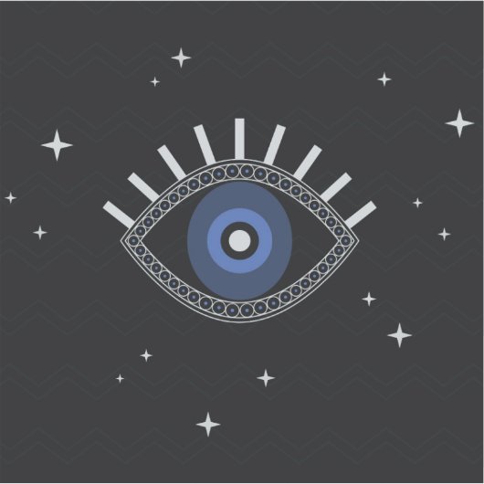 Blauwoog beschermingstalletje sticker (Voorkant)