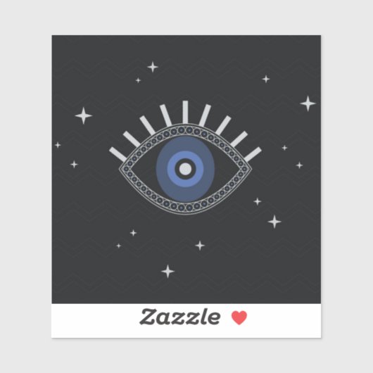 Blauwoog beschermingstalletje sticker (Vel)