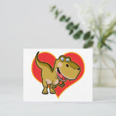 Blauwoog Dino Briefkaart (Staand voorkant)