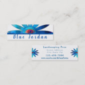 Blauwoogbloem Mini Visitekaartje (Voorkant / Achterkant)